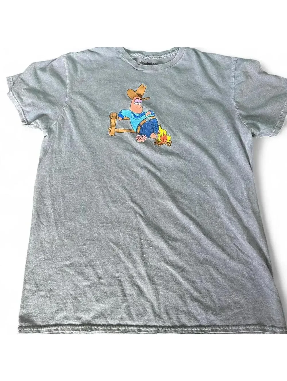Nickelodeon Spongebob & Patrick Cowboy T-Shirt (M)